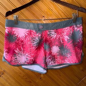 Pink & grey Dry dud surf/ swim shorts medium
